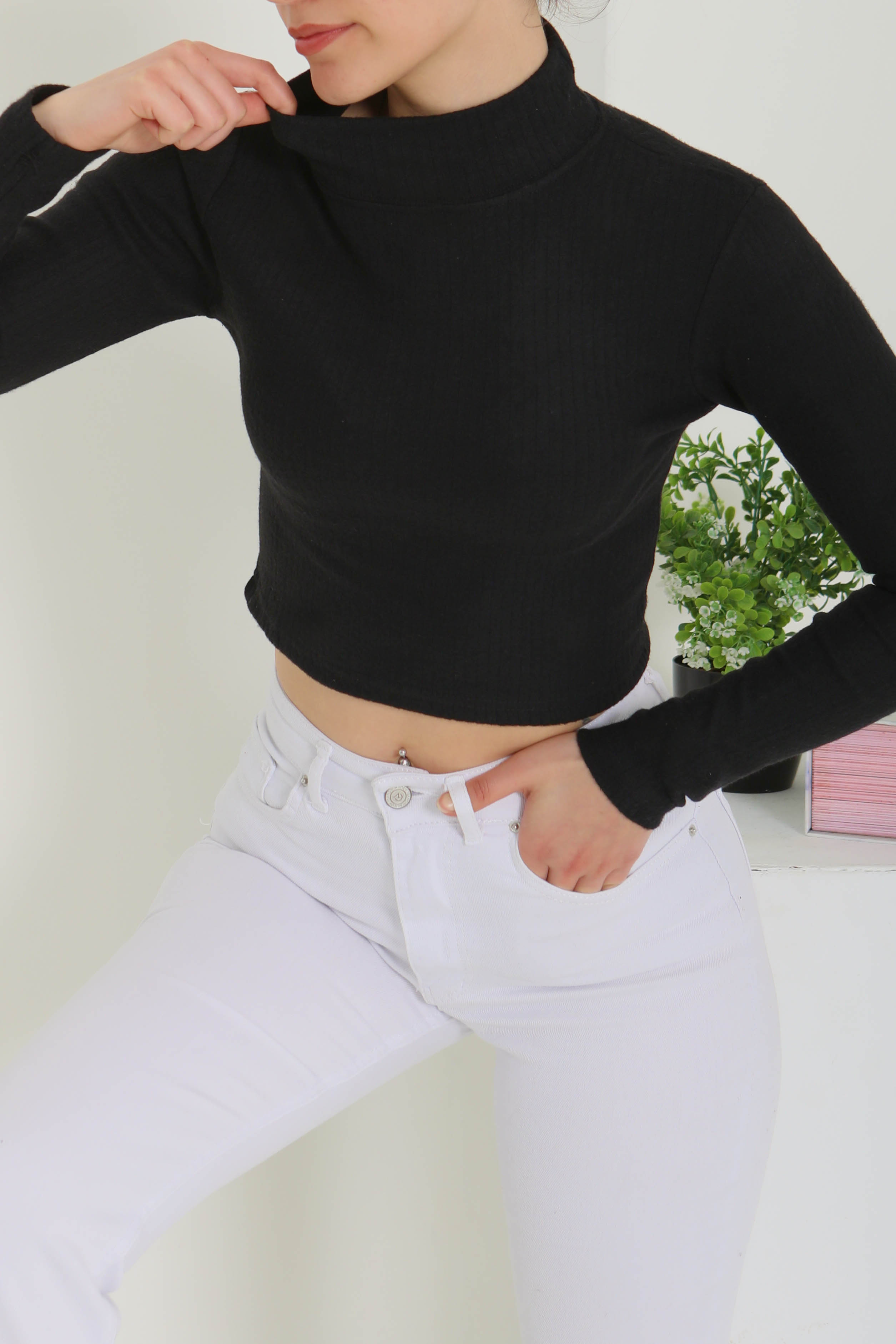 Uzun Kollu Crop - 26773 - 3