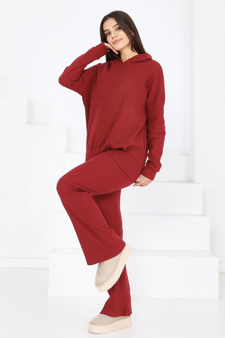 Uzun Kollu Kaşkorse İkili Takım - 27815-BORDO - TOFİSA