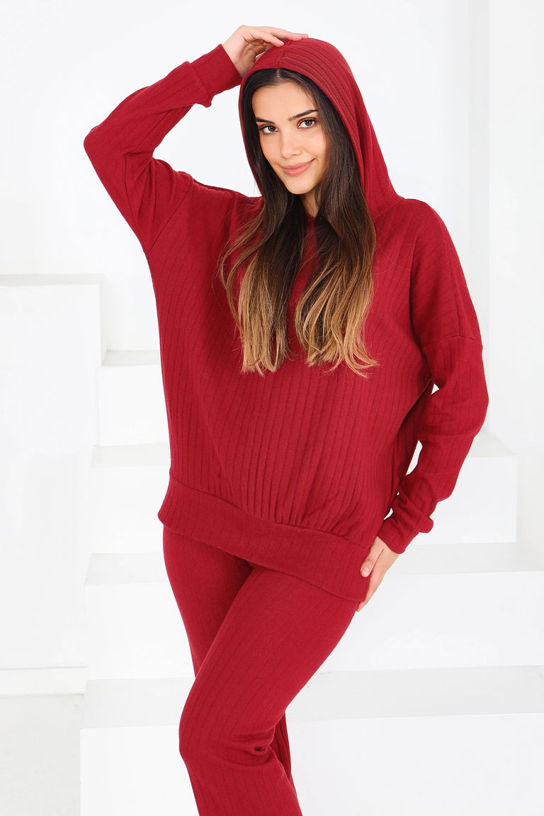 Uzun Kollu Kaşkorse İkili Takım - 27815-BORDO - TOFİSA