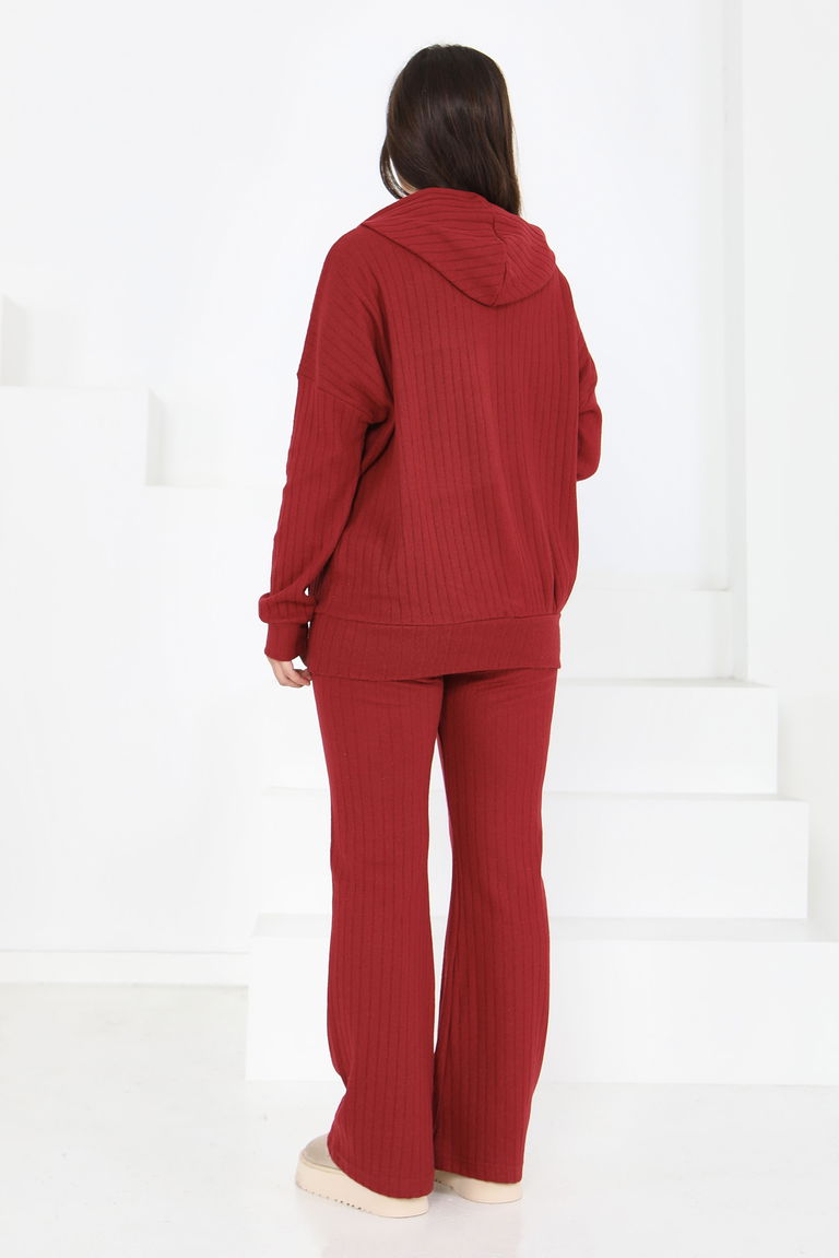 Uzun Kollu Kaşkorse İkili Takım - 27815-BORDO - TOFİSA