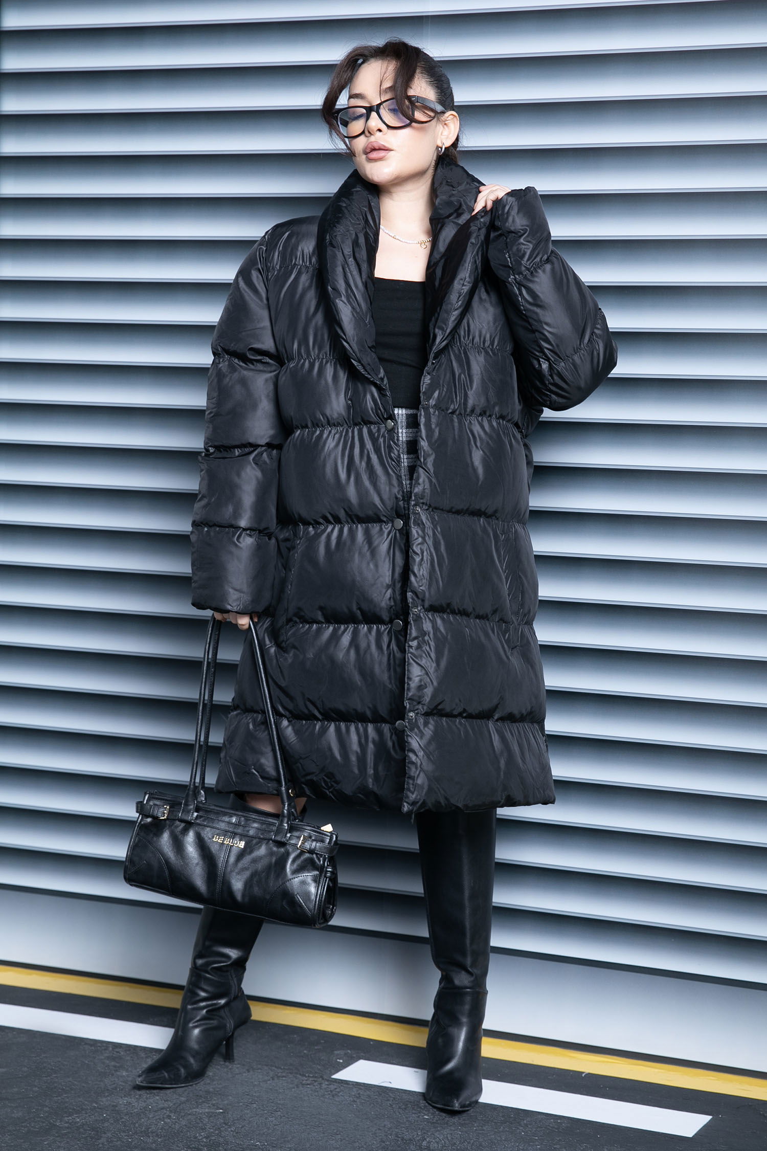 Uzun Şişme Mont - 26753 - 2