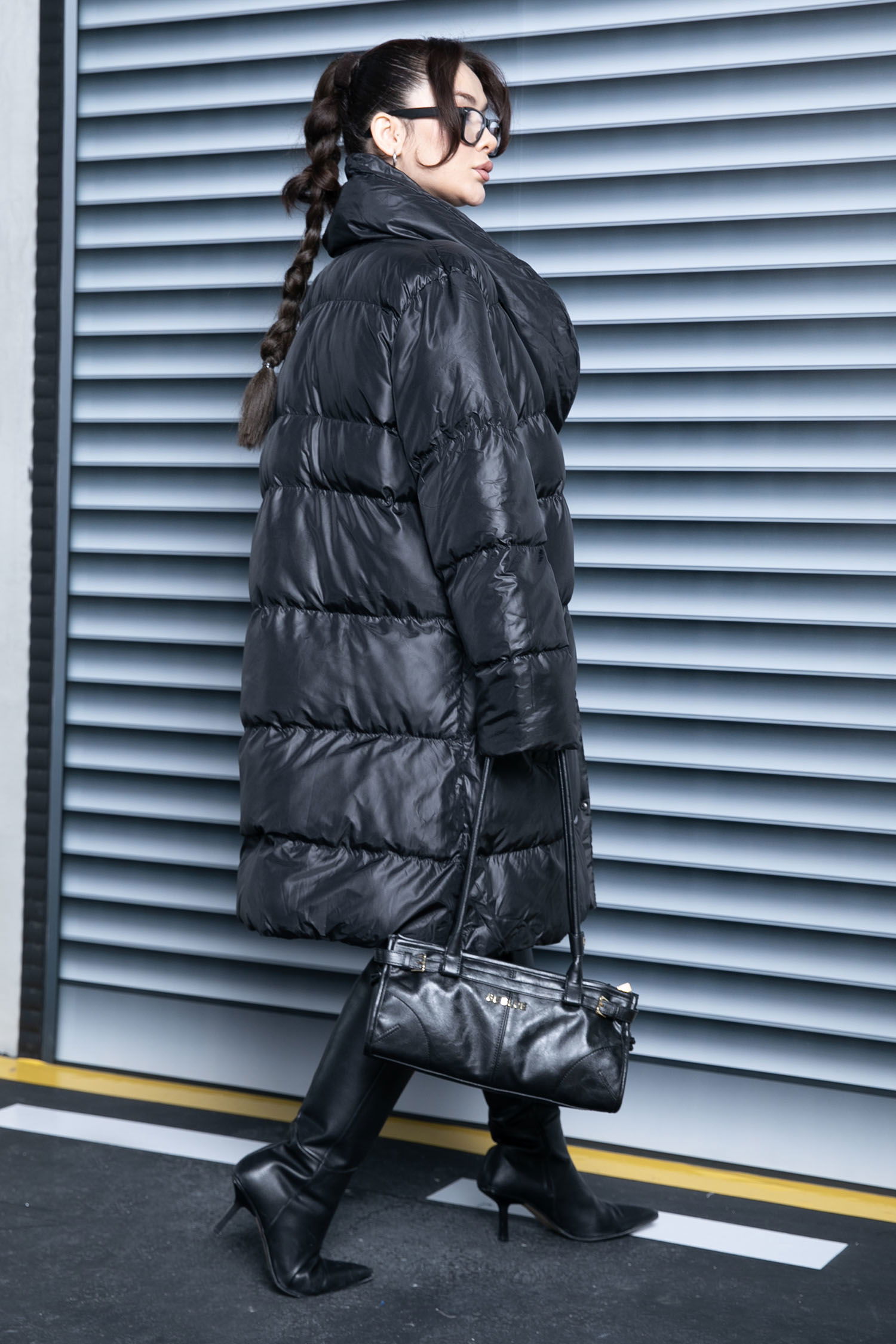 Uzun Şişme Mont - 26753 - 5