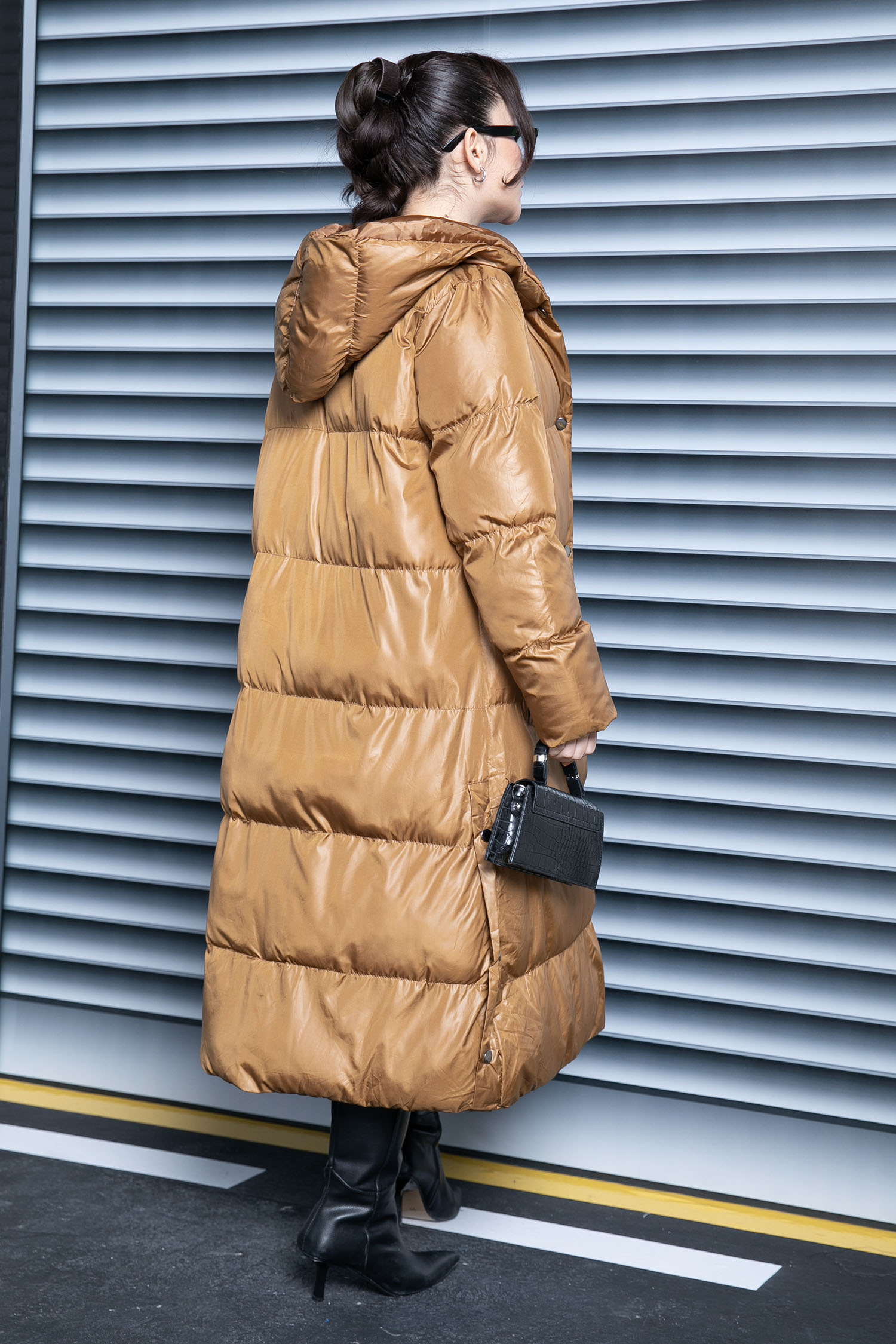 Uzun Şişme Mont Taba - 26743 - 4