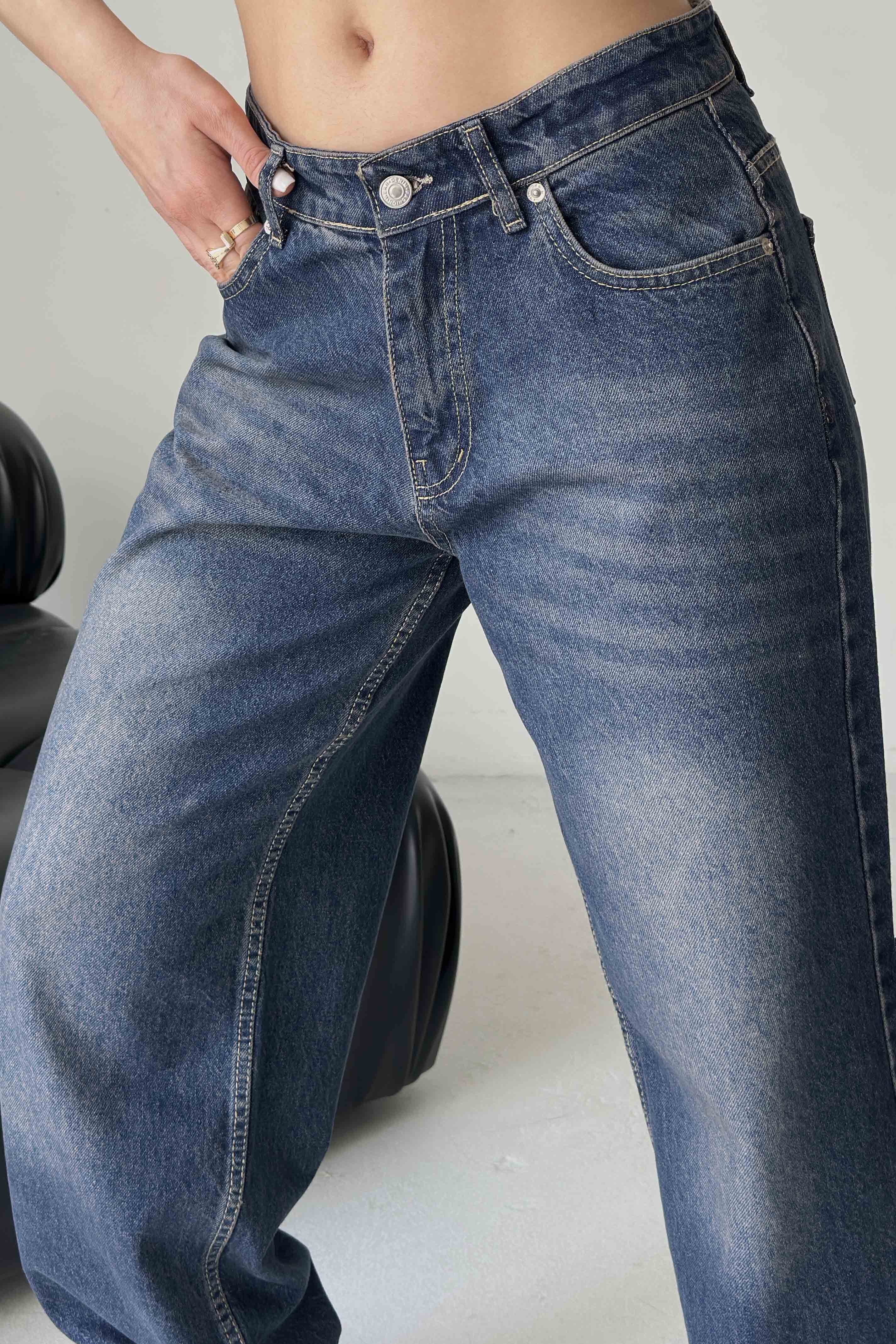 Wide Leg Palazzo Kot Pantolon - 28278-KAHVE - 3