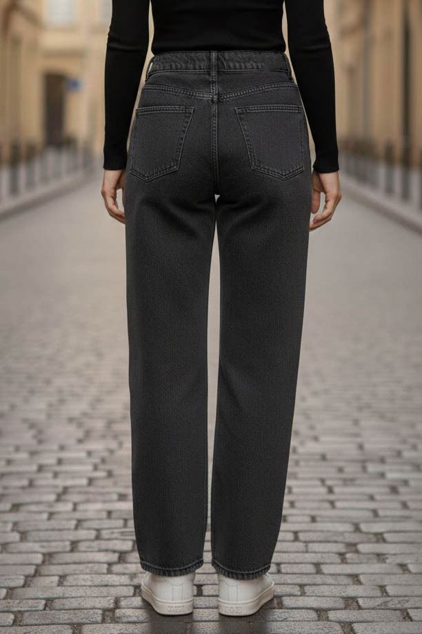 Wide Leg Palazzo Kot Pantolon - 28279-ANTRASIT - 5