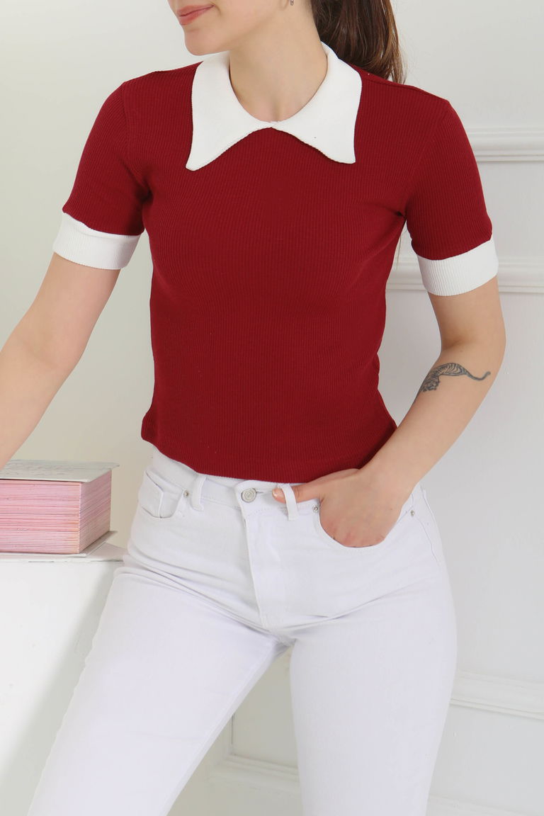 Yaka Garnili Crop - 27139 - TOFİSA