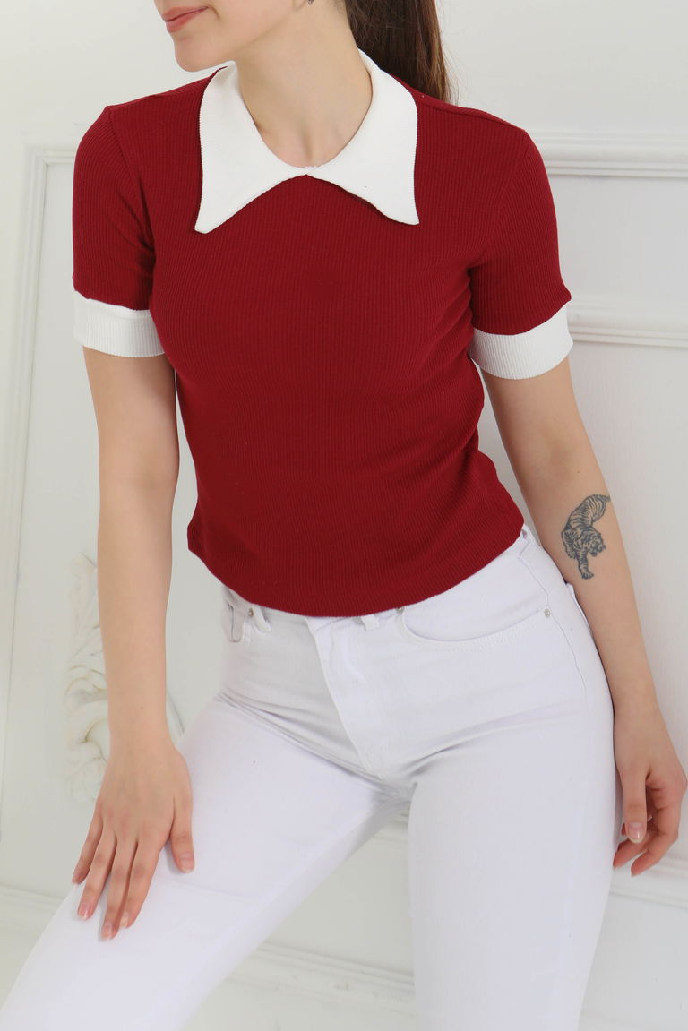 Yaka Garnili Crop - 27139 - TOFİSA