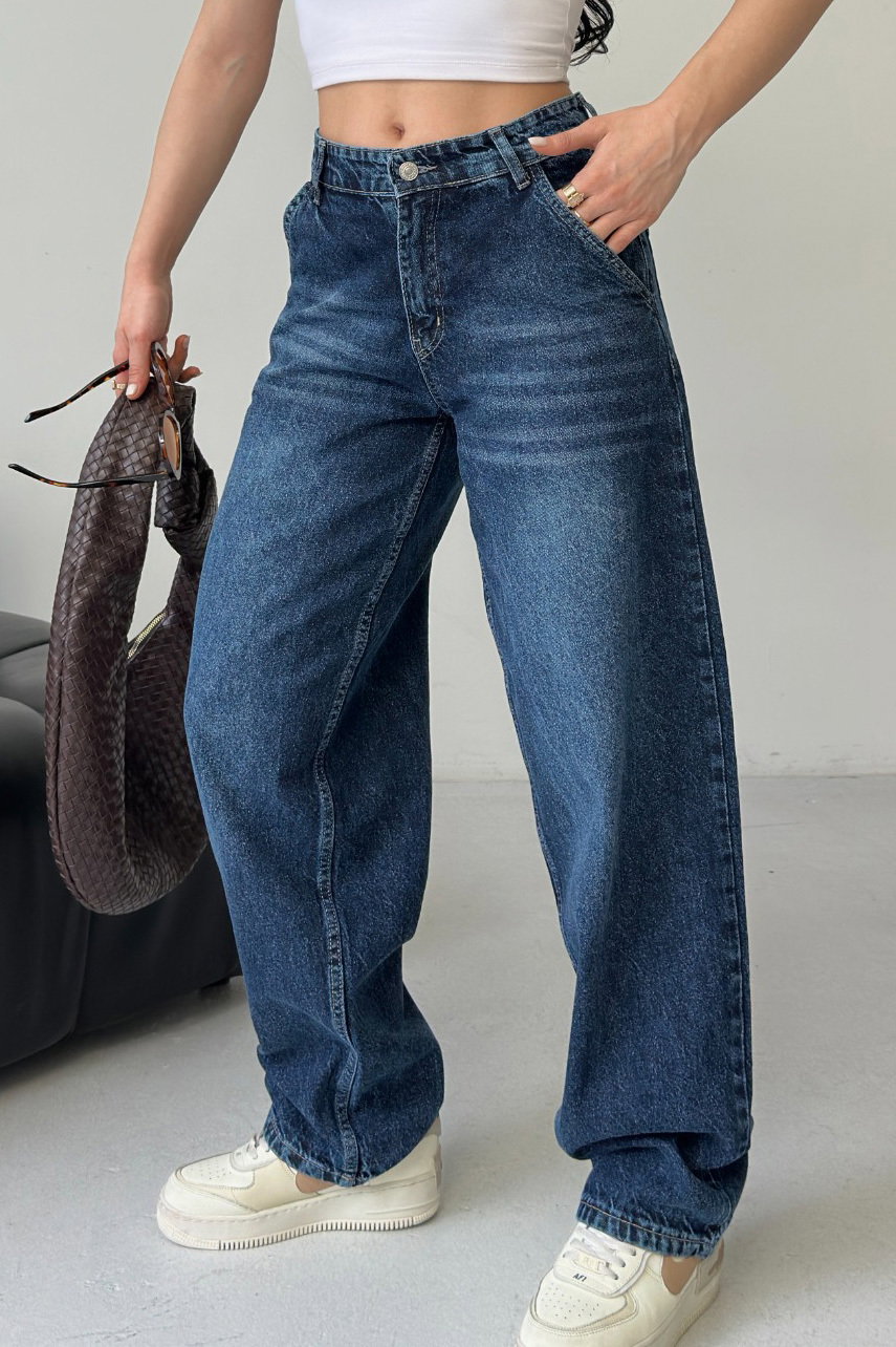 Yan Cep Detaylı Bagygy Pantolon - 28373-KOYU-MAVI - 2