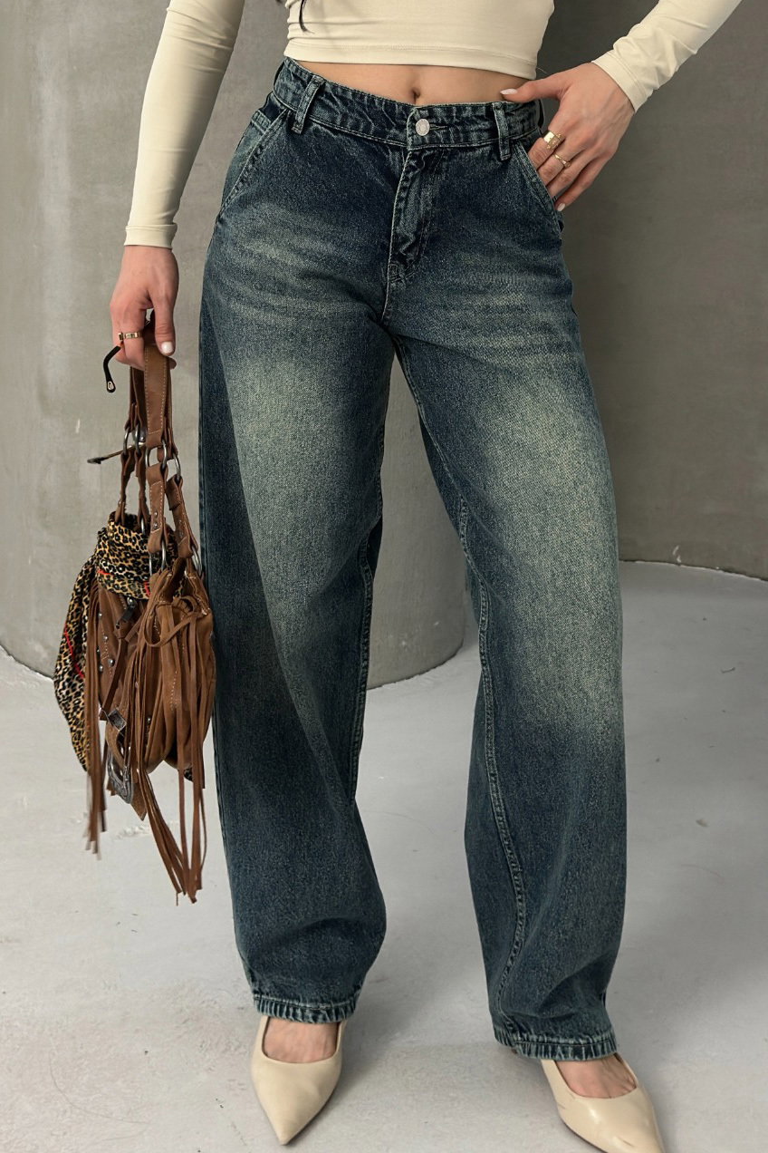 Yan Cep Detaylı Bagygy Pantolon - 28373-YESIL - 1