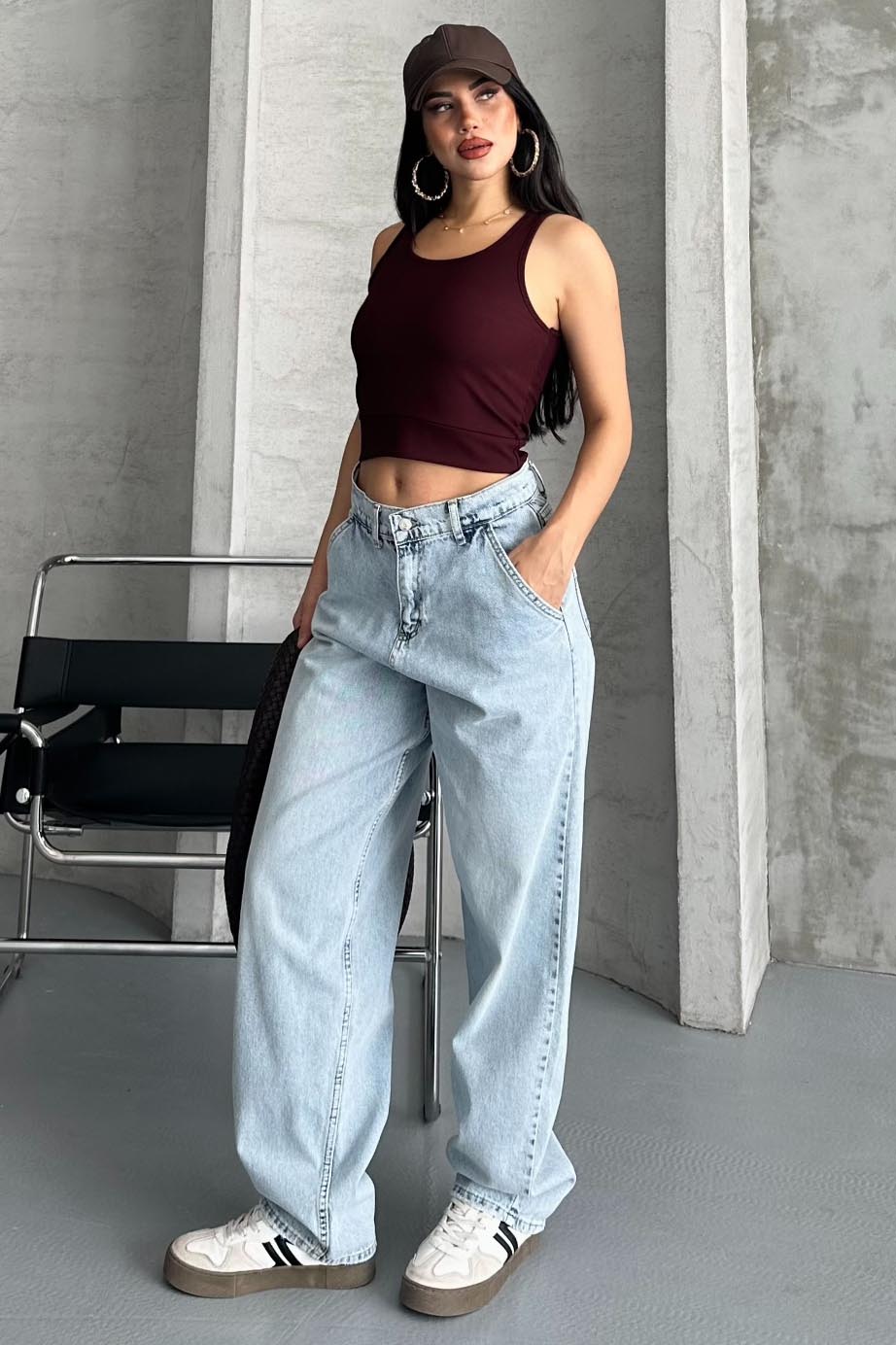 Yan Cepli Baggy Pantolon - 27359 - 1