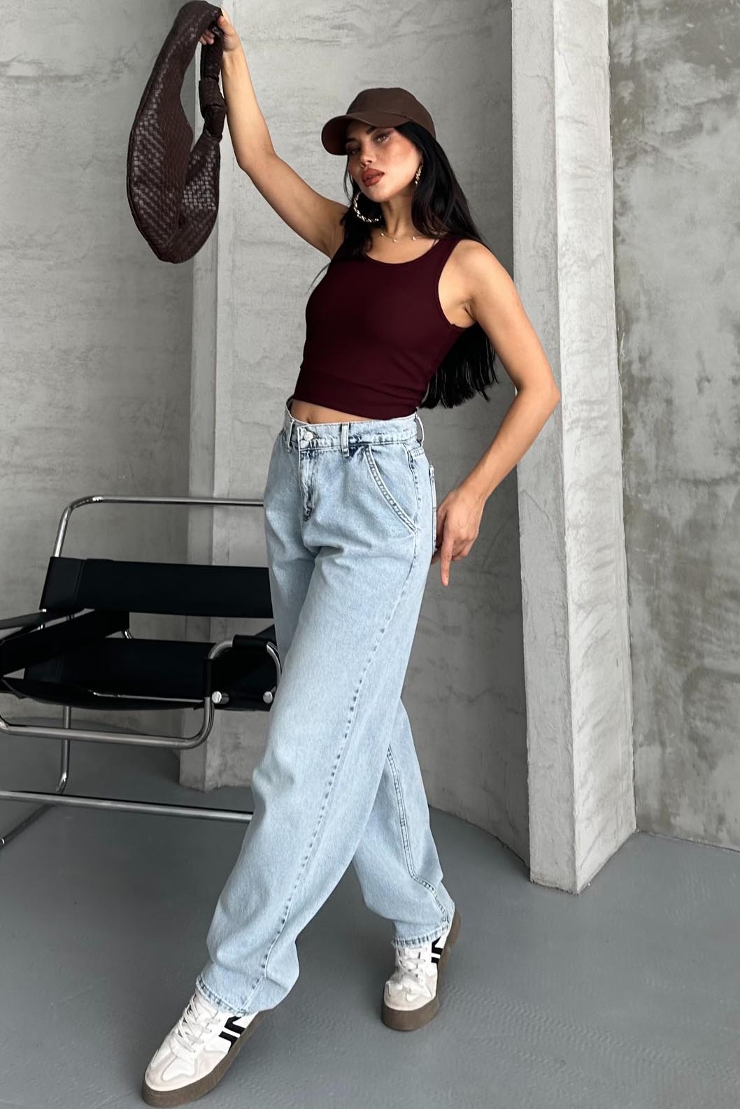 Yan Cepli Baggy Pantolon - 27359 - 3