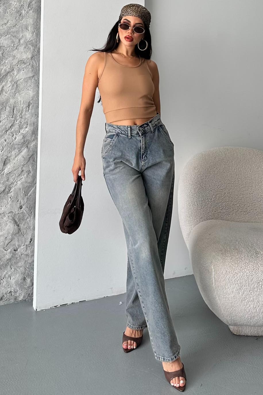 Yan Cepli Baggy Pantolon - 27359 - 3
