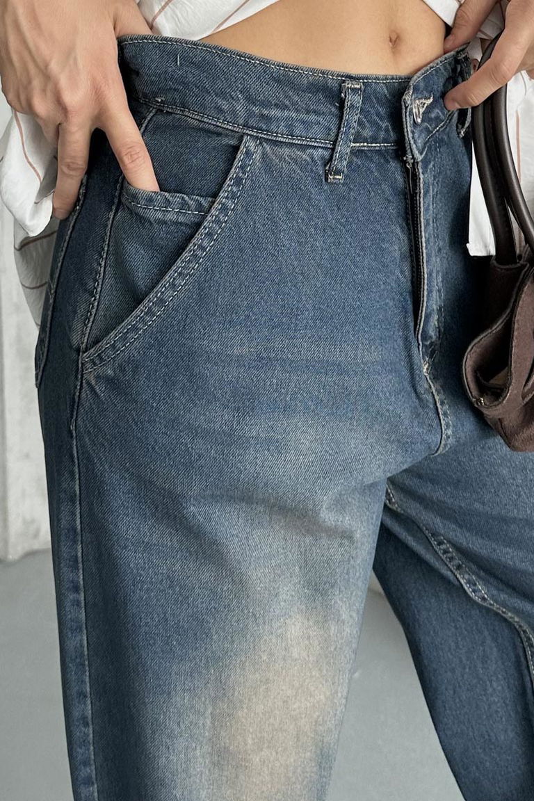 Yan Cepli Baggy Pantolon - 27359 - TOFİSA