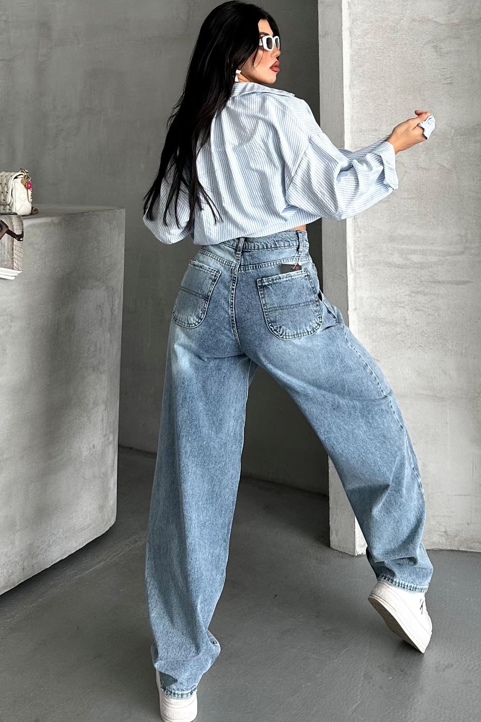 Yan Cepli Baggy Pantolon - 27359 - 6