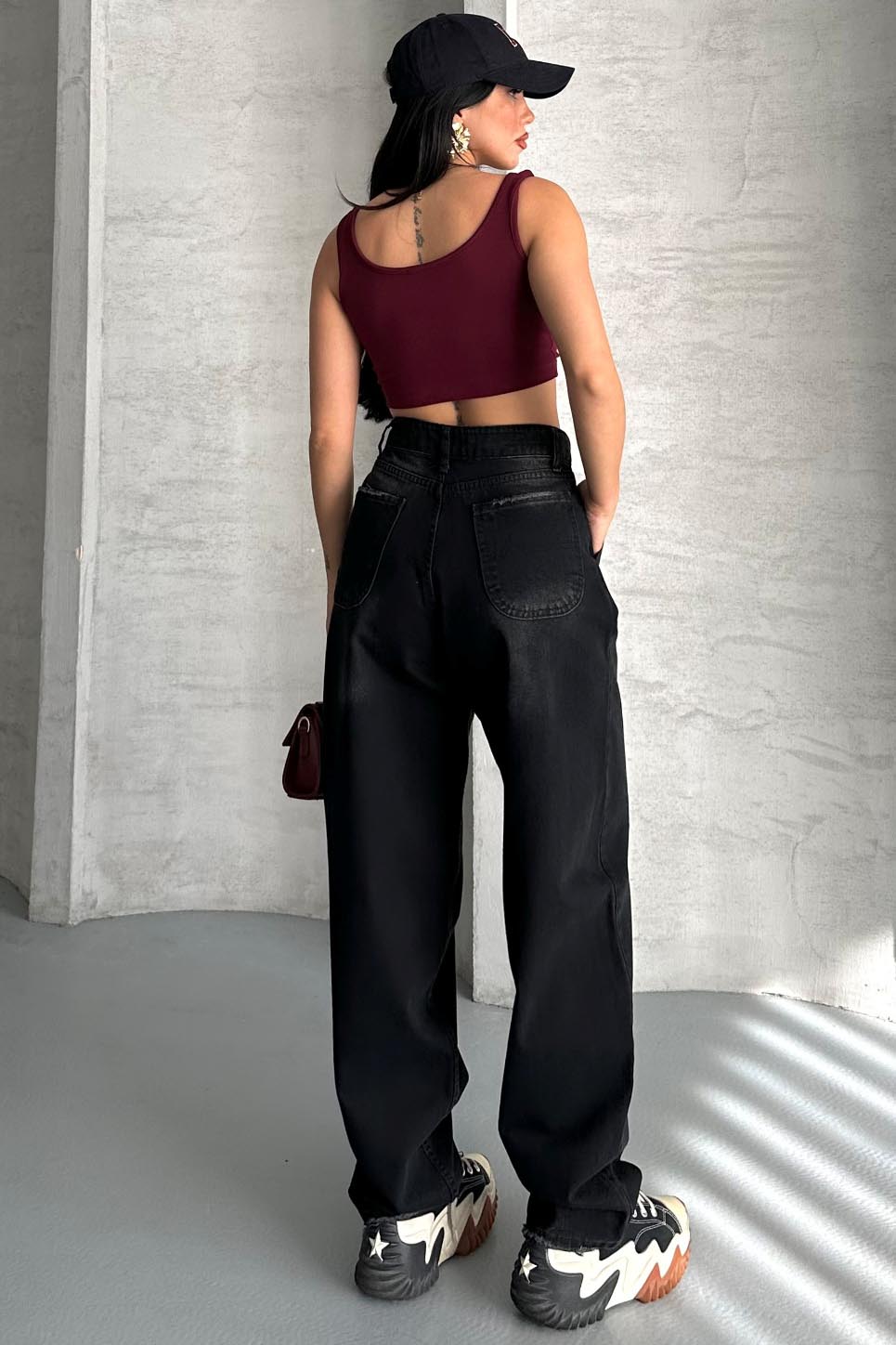 Yan Cepli Baggy Pantolon - 27359 - 5