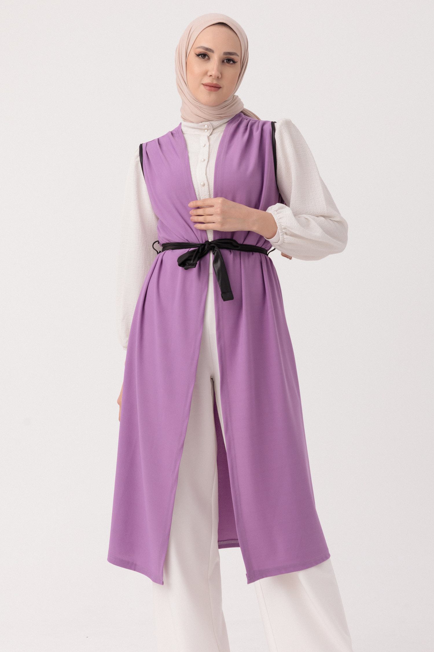 KUSAKLI YELEK Lila - 3292 - 3