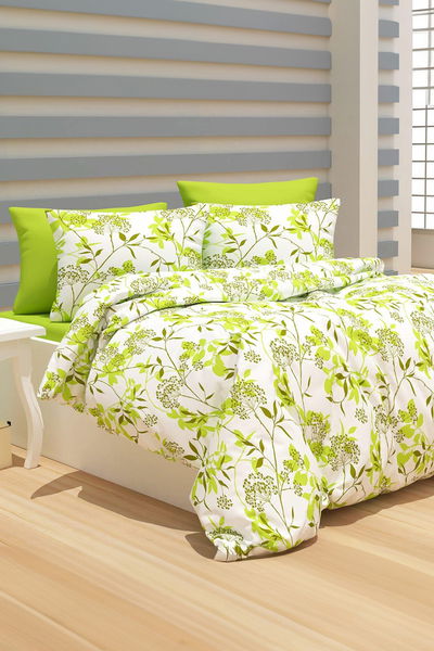 Yesil Çift Kişilik Nevresim Seti - 24774 