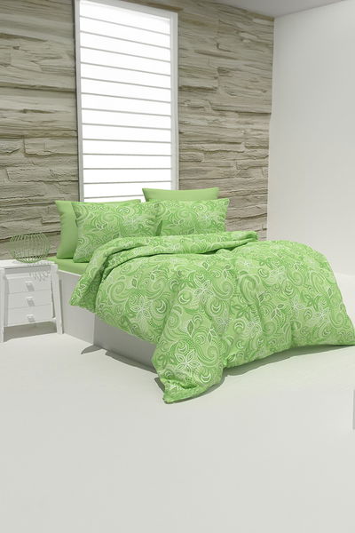 Yesil Çift Kişilik Nevresim Seti - 26513 