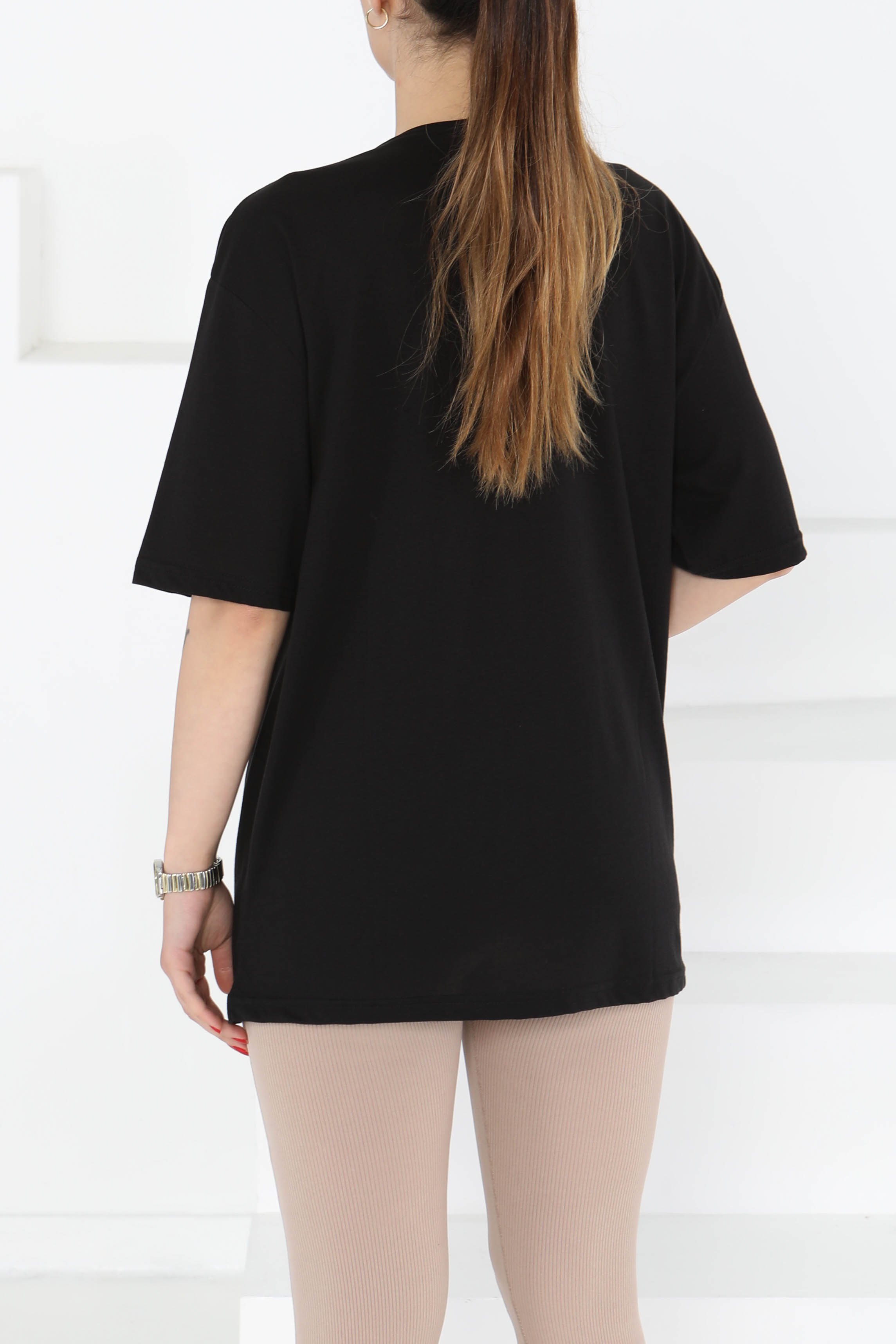 Yıldız Baskılı Kısa Kollu T-Şhirt - 27122 - 5