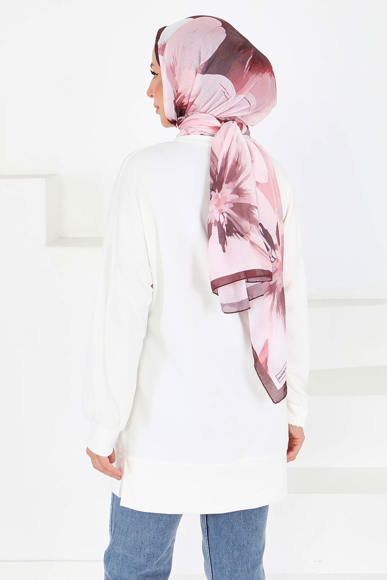 Yıldız Taş Detaylı Modal Tunik - 27673 - TOFİSA