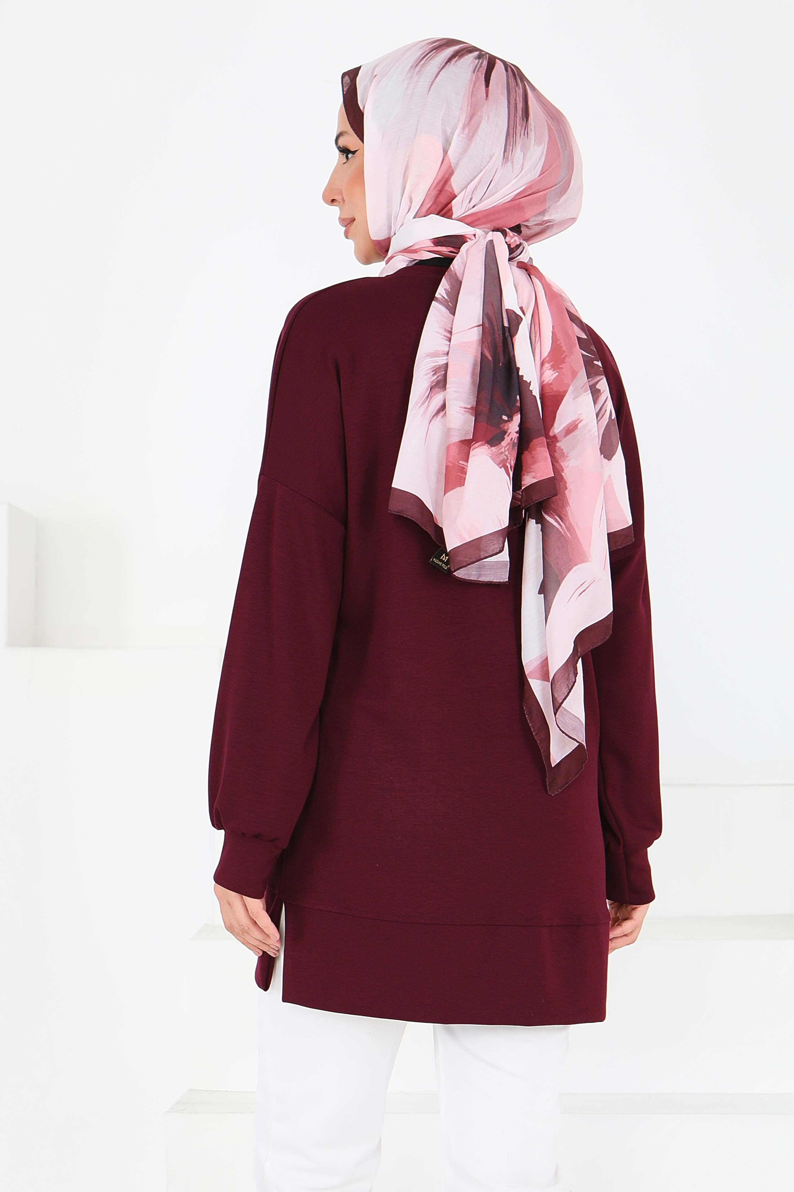 Yıldız Taş Detaylı Modal Tunik - 27673 - 4