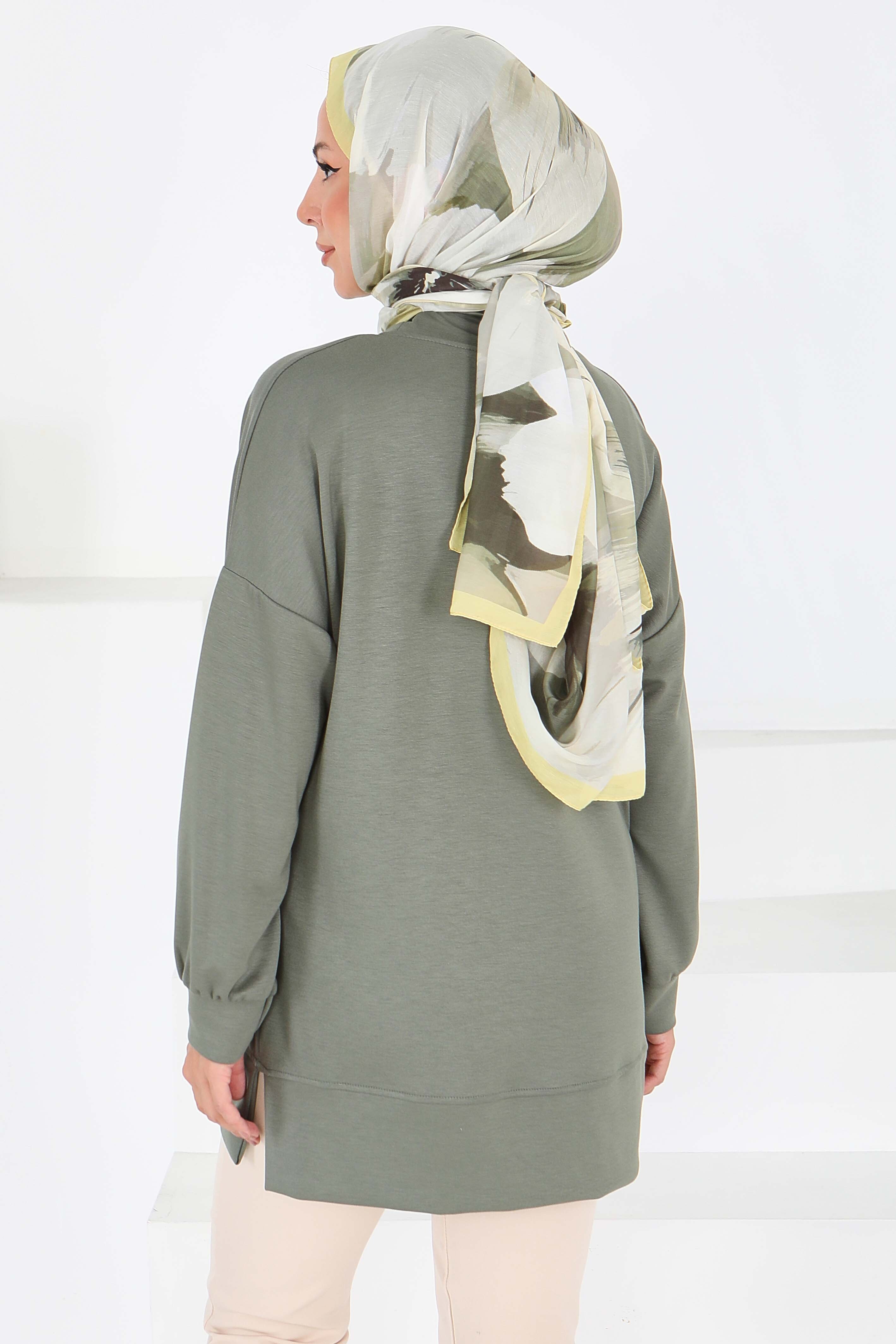 Yıldız Taş Detaylı Modal Tunik - 27673 - 4