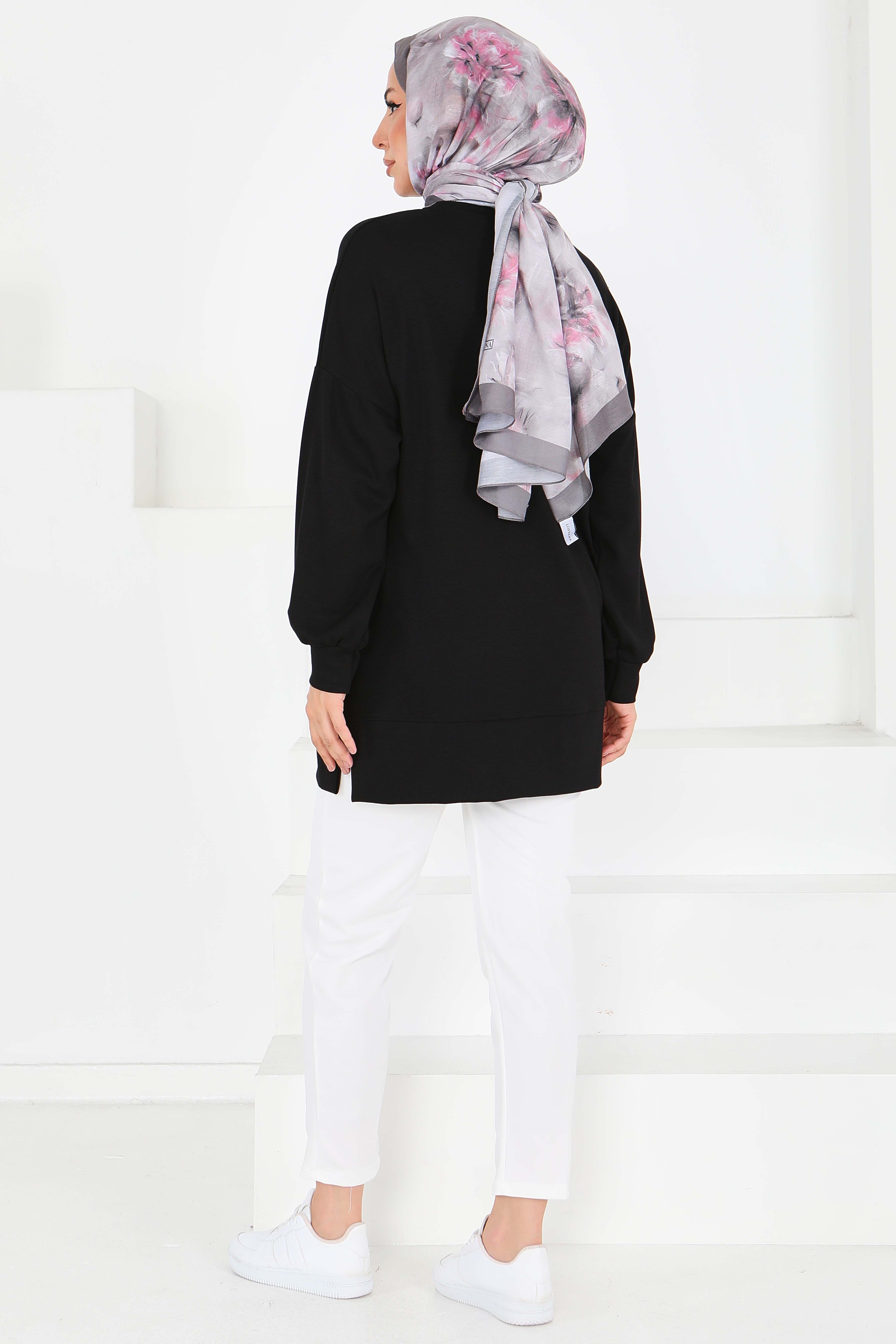 Yıldız Taş Detaylı Modal Tunik - 27673 - 5