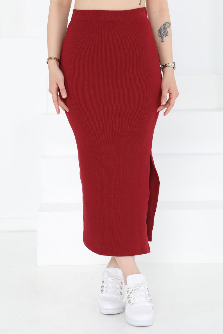 Yırtmaçlı Etek - 27233 - TOFİSA