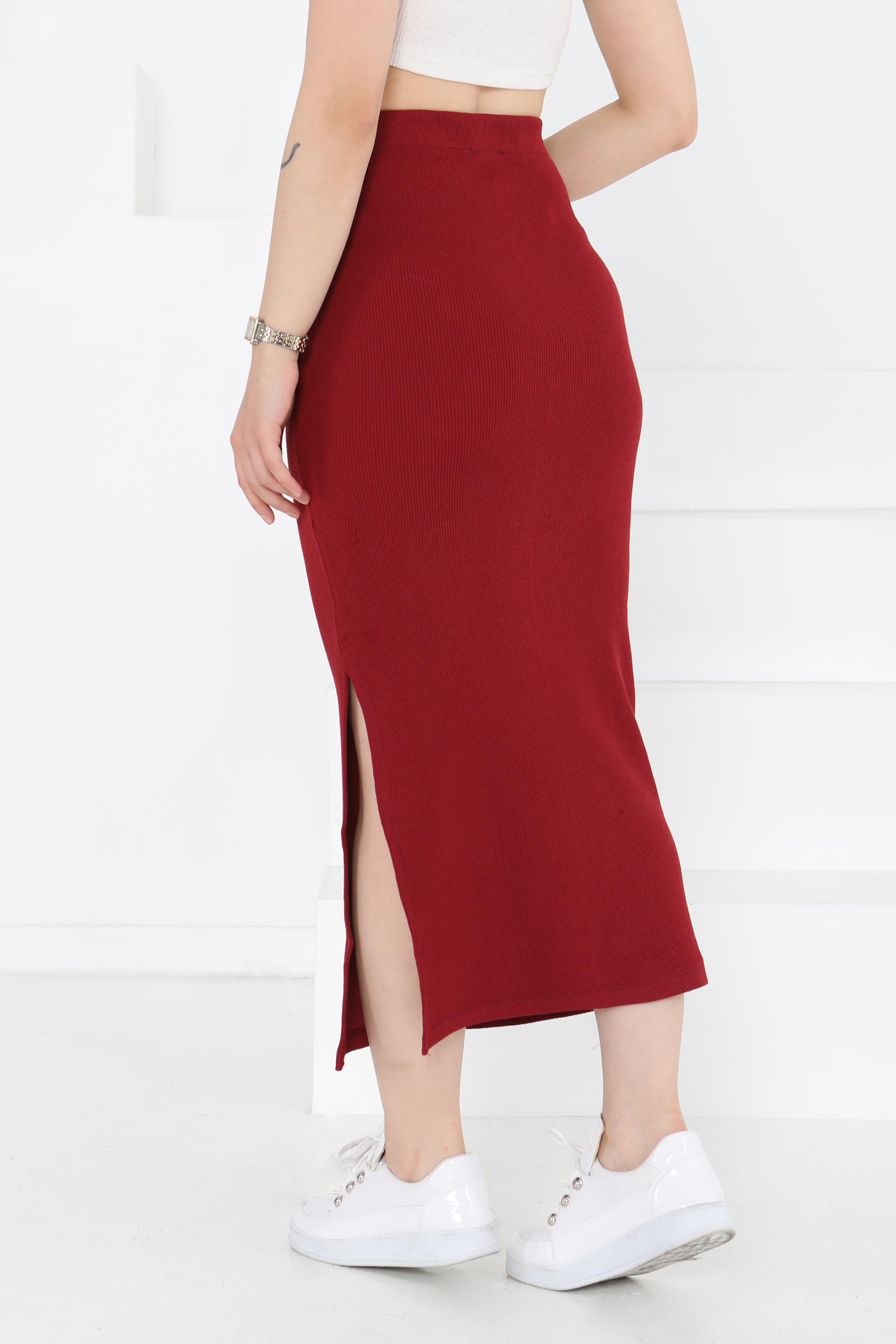 Yırtmaçlı Etek - 27233 - 4