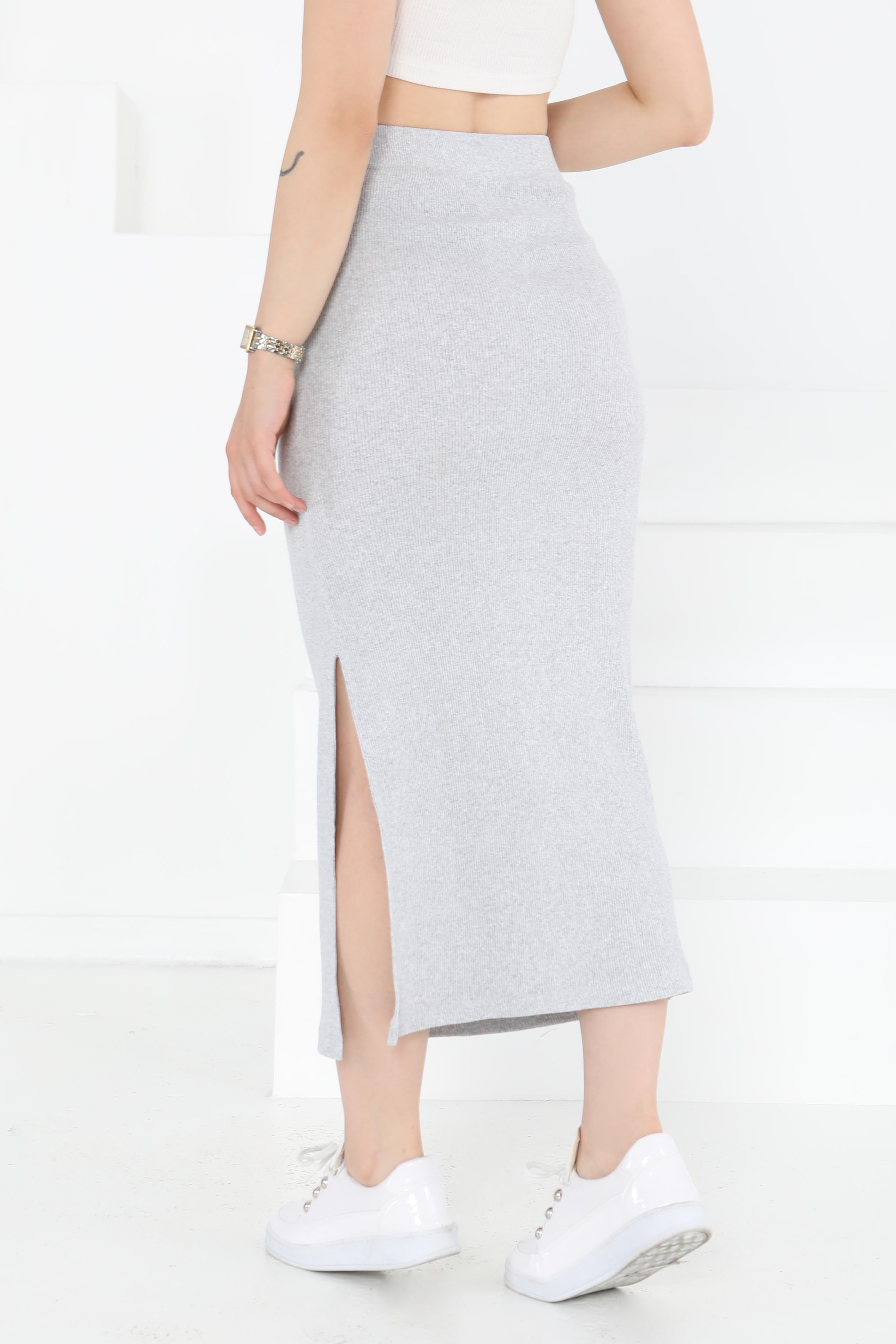 Yırtmaçlı Etek - 27233 - 5
